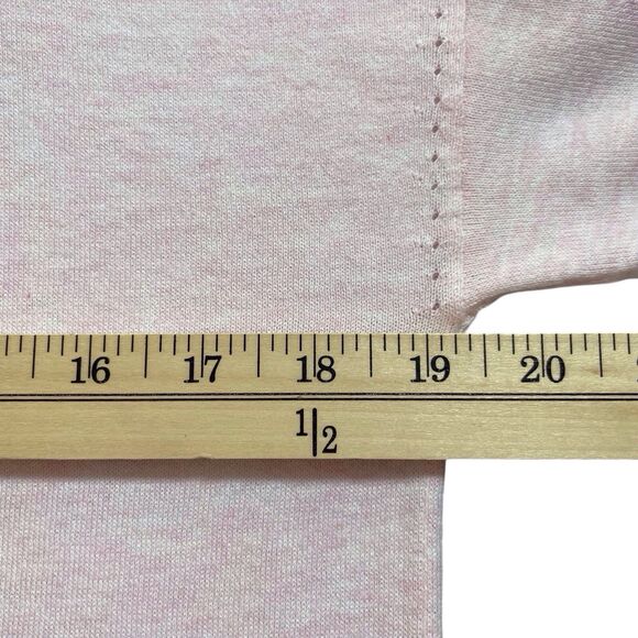 LILLY PULITZER Colene Sweater Size Medium Tassels Pink - Picture 14 of 16